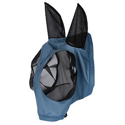 Maska przeciw owadom FinoStretch Zipper Covalliero S/S 2026 w kolorze dymnym niebieskim