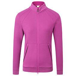 Bluza damska rozpinana Covalliero S/S 2026, jasnojagodowa