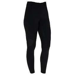 Damskie legginsy jeździeckie z siateczki z antypoślizgiem Covalliero S/S 2026, czarne