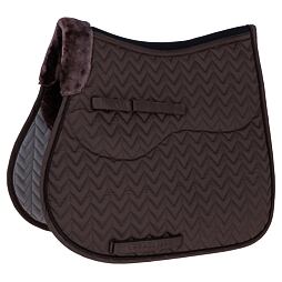 Podkładka pod siodło Covalliero A/W 2024, brązowa, uniwersalna, Cob/Full