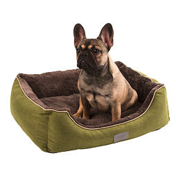 Legowisko dla psów Samuel, brązowo/zielone