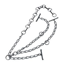 Łańcuch bydlęcy ze wzmocnionymi ogniwami, 7 mm, 75-120 cm