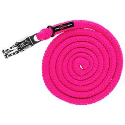 Smycz Hippo z karabińczykiem antypanicznym 200cm, różowa