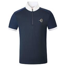 Koszulka wyścigowa dziecięca Covalliero S/S 2026, ciemnoniebieska