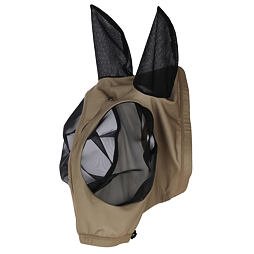 Maska przeciw owadom FinoStretch Zipper Covalliero S/S 2026 brązowa