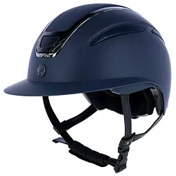 Kask jeździecki Covalliero Elite Polo, niebieski