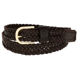 Skórzany pasek Covalliero S/S 2023, brązowy