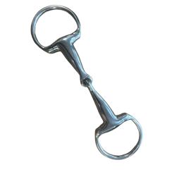 Wędzidło oliwkowe nierdzewne, puste, rozm. 13,5 cm