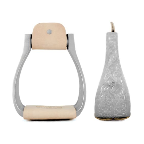 Westernowe strzemiona POOL'S Roper Alu