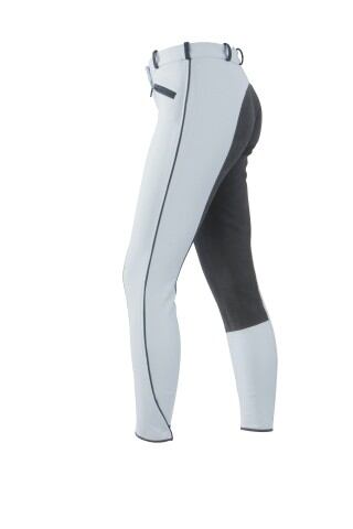 Bryczesy COVALLIERO BasicStar Plus, damskie, lodowy niebieski/szary, rozm. 34