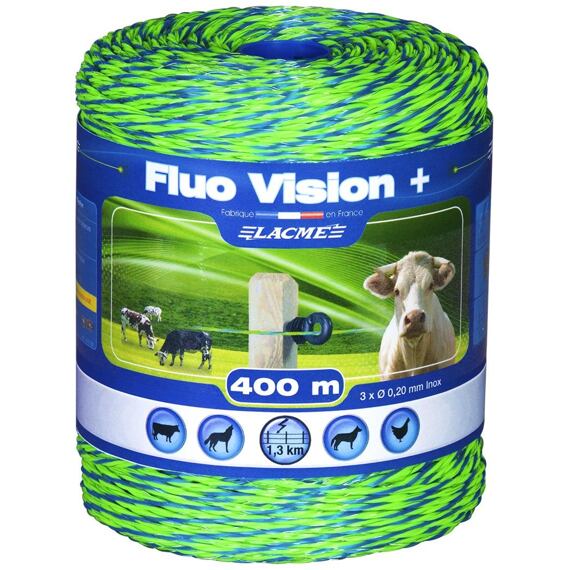 Lina ogrodzeniowa FLUO VISION+ 400 m