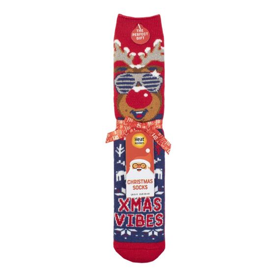 Męskie świąteczne skarpety HEAT HOLDERS Jazzy Rudolf