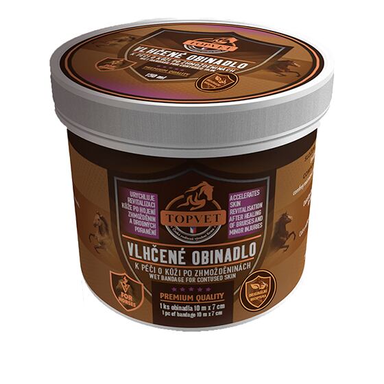 Topvet dla koni Nawilżający opatrunek na stłuczoną skórę 10 m x 7 cm