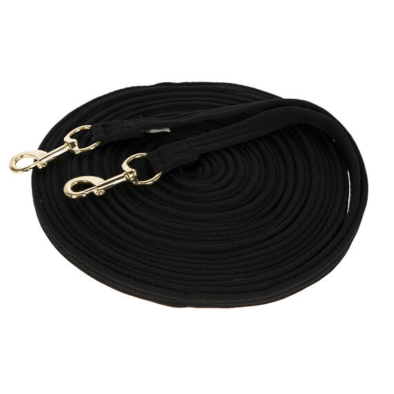 Lonża SOFTDOUBLE 17 m, czarna