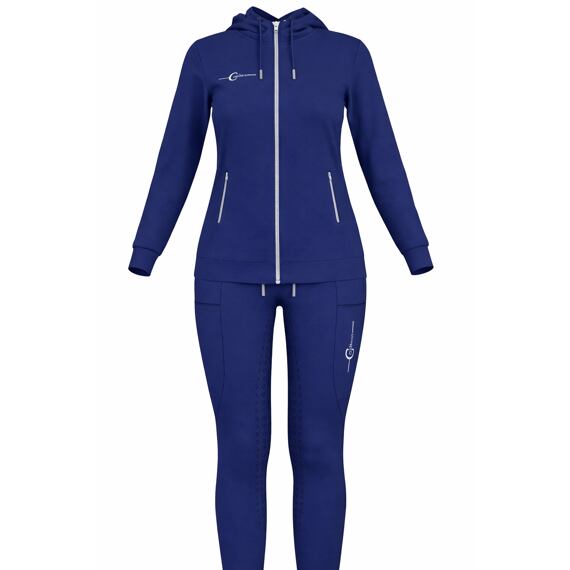 Zestaw treningowy dla dzieci, bluza + legginsy, granatowy