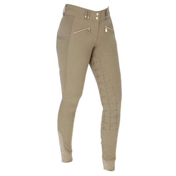 Damskie spodnie jeździeckie Detroit S/S 2021, brązowe