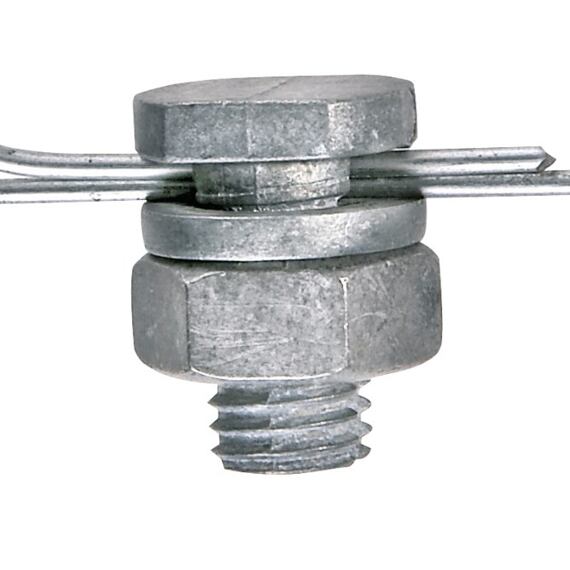 Złączka do drutu 2,5 mm śruba ocynkowana