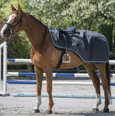 Wodoodporna derka na zad z polarem EquiTheme Tyrex