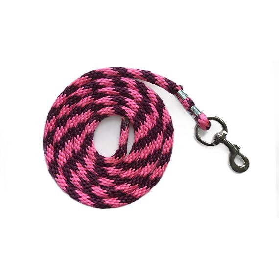 Smycz okrągła KENTAUR, różowo-bordowa