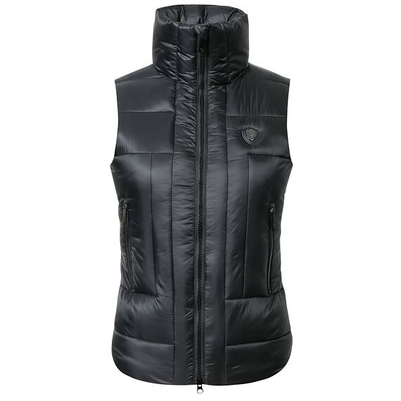 Dámská prošívaná vesta Covalliero A/W 2024, černá