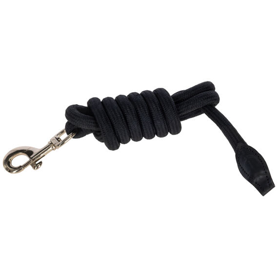 Smycz Cordano Deluxe Covalliero S/S 2026 czarna, klasyczny karabińczyk