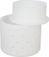 Forma do sera okrągła z pokrywką 110x110x90mm