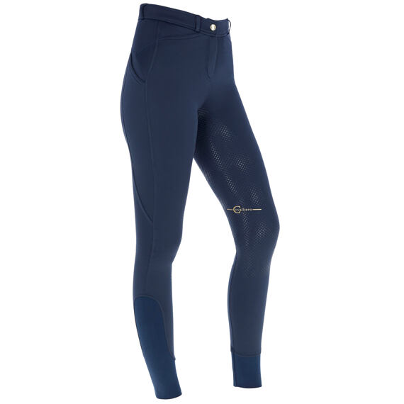 Damskie zimowe bryczesy jeździeckie Covalliero A/W 2022, ciemnoniebieskie