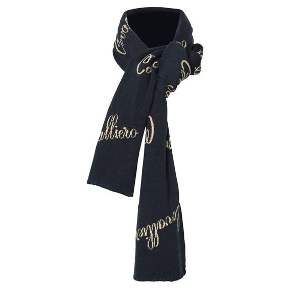 Szalik Covalliero A/W 2022, ciemnoniebieski