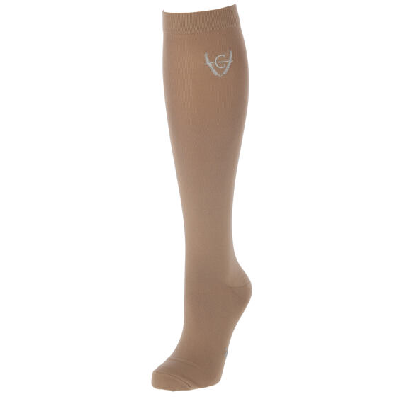 Podkolanówki Competition Covalliero S/S 2022, beżowe, rozmiar 34–36