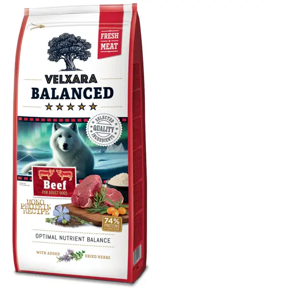 Velxara BALANCED Dry FM Dog Adult Monoprotein Beef &amp; Rice