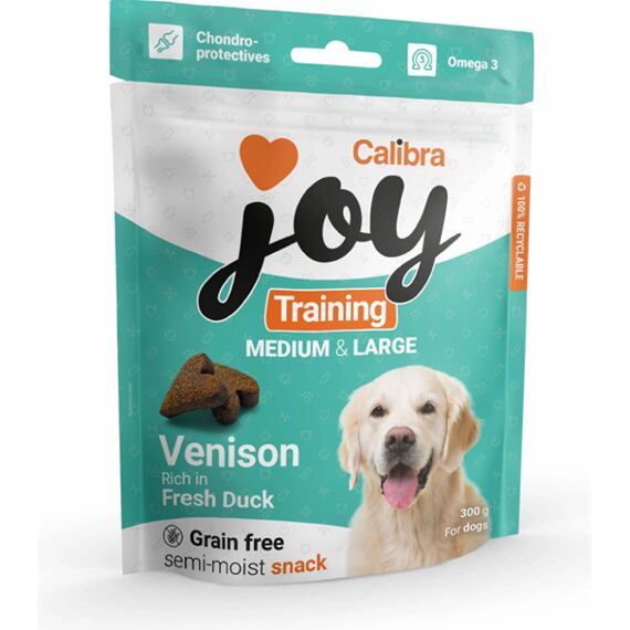 Calibra Joy Dog Training M&L Venison&Duck 300g