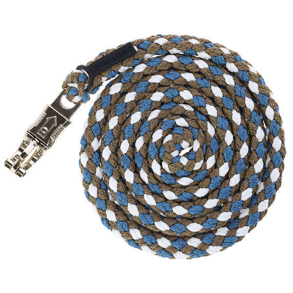 Smycz Hippo Covalliero S/S 2026 w kolorze dymno-niebieskim z karabińczykiem antypanicznym