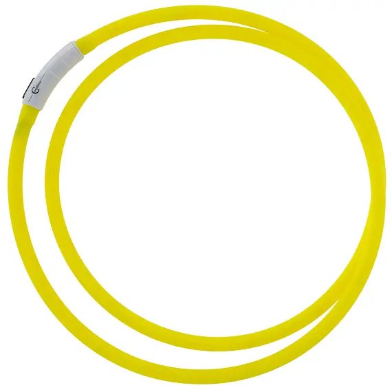 Kołnierz świetlny LED, żółty