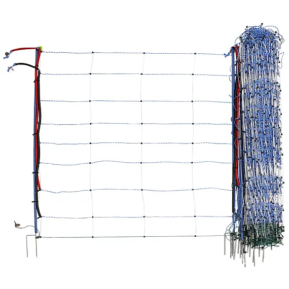 Siatka dla owiec i kóz TitanNet Premium Vario +/- wysokość 122 cm, długość 50 m, podwójny grot, nieb