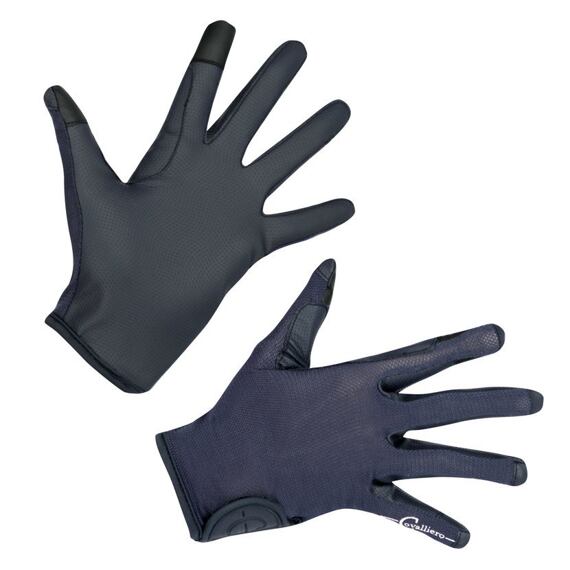 Rękawiczki jeździeckie Covalliero Elina, granatowe
