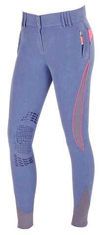 Dziecięce spodnie jeździeckie Bali FLEX ciemnoniebieskie