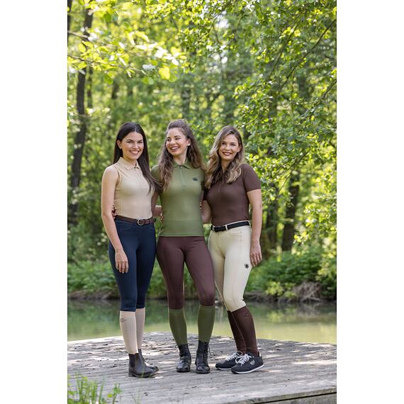 Top damski Covalliero S/S 2024, kremowy