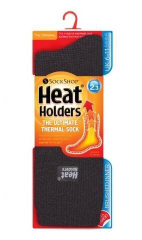 Damskie termiczne skarpety HEAT HOLDERS, antracyt, rozm: 37-41
