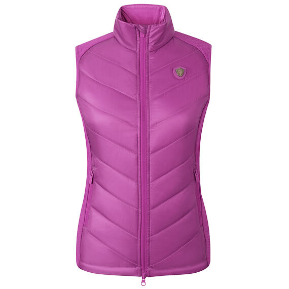 Kamizelka damska Covalliero S/S 2026, jasnojagodowa