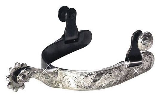 Westernowe ostrogi Silver, damskie