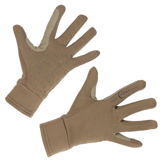 Rękawiczki jeździeckie Covalliero A/W 2021, cappuccino