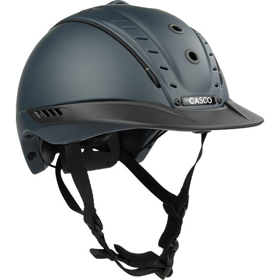 Kask jeździecki CASCO Mistrall -2 Precision - matowy petrol