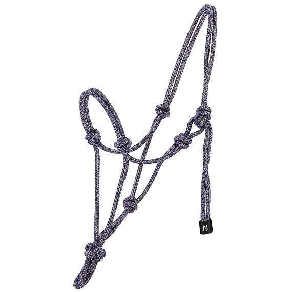 Kantar sznurkowy NORTON Ethological, niebieski/złoty