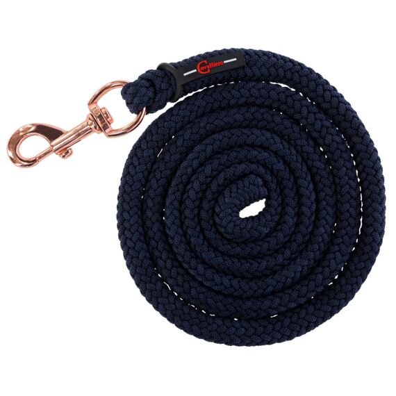 Smycz Covalliero Classy, klasyczna, niebieska, 200 cm