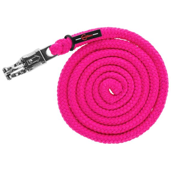 Smycz Hippo z karabińczykiem antypanicznym 200cm, różowa