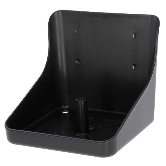 Plastikowy uchwyt na lizawkę do 15 kg, czarny