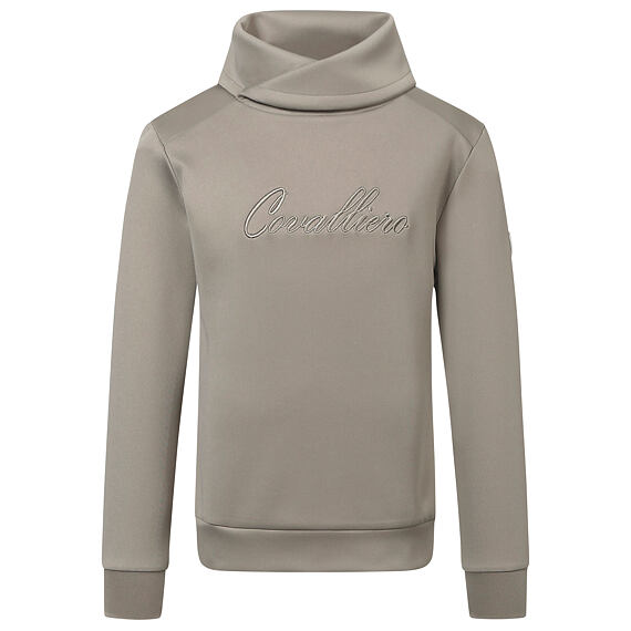 Dziecięca bluza ze stójką Covalliero S/S 2022, szara