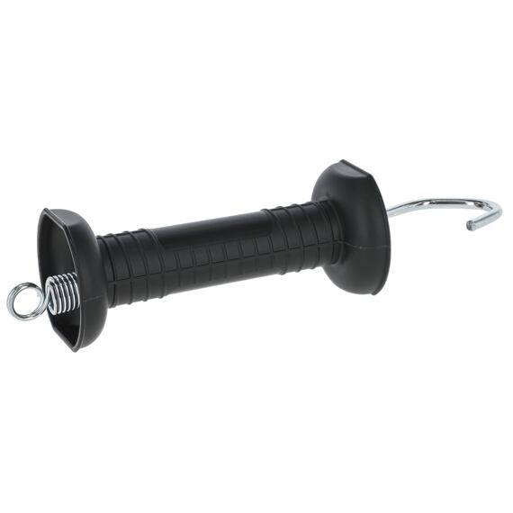 Uchwyt bramowy z haczykiem ECO, czarny