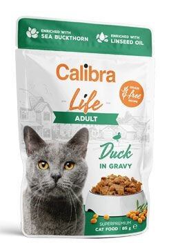 Calibra Cat Life Adult Duck in gravy saszetka dla kotów 85g