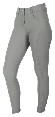 Damskie bryczesy jeździeckie Covalliero S/S 2023, szare